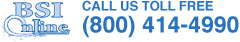 bsi call us toll free 800-414-4990